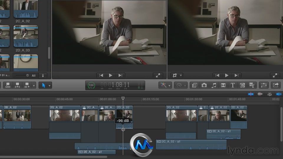 《Final Cut Pro X叙事节奏剪辑技巧视频教程》Lynda.com Narrative Scene Editing ...