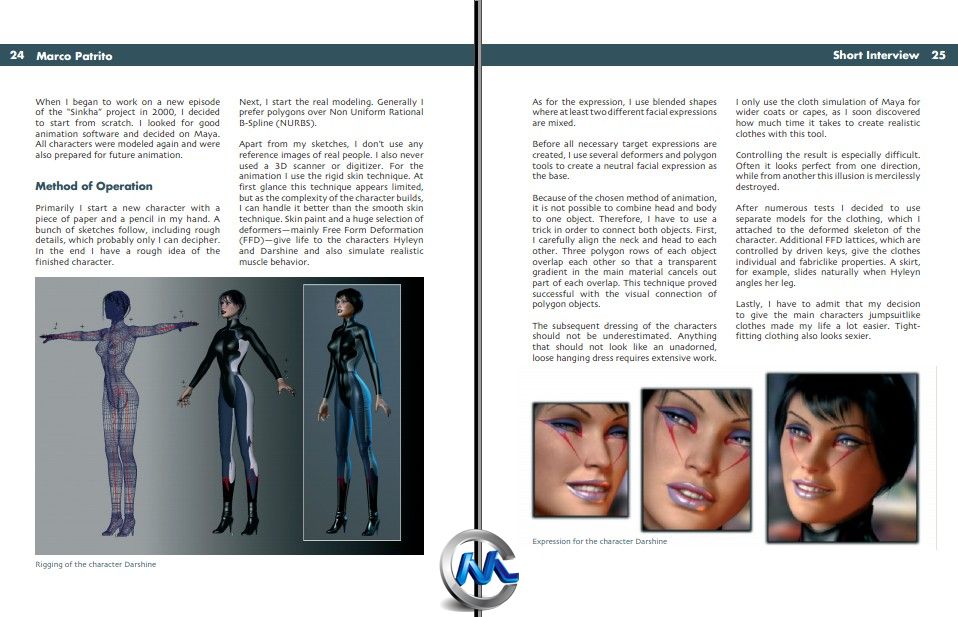 《人物造型与场景布局书籍》Virtual Vixens 3D Character Modeling and Scene Plac...