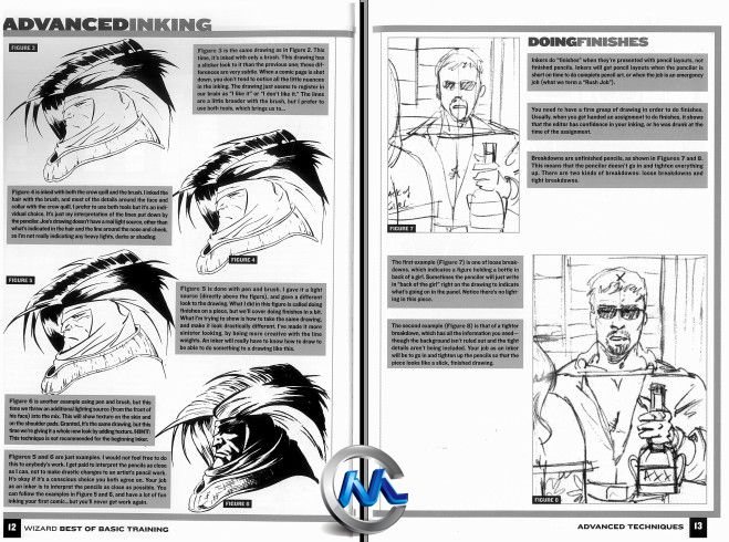 《艺术家漫画先进技术书籍》Wizard How To Draw Advanced Techniques