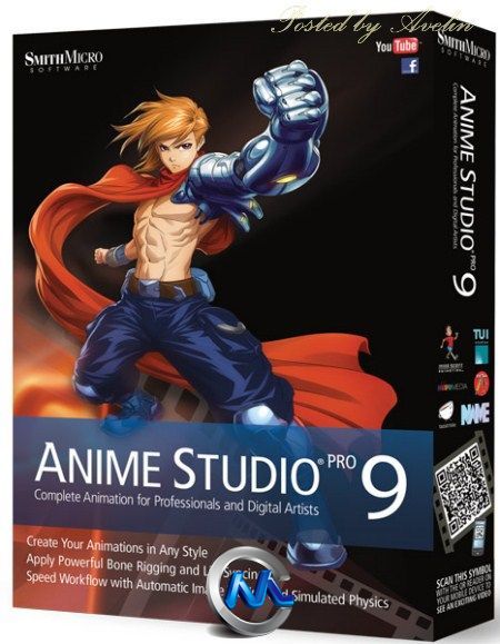 《AnimeStudio二维动画制作视频教程》Smith Micro Anime Studio 9 Video Tutorials