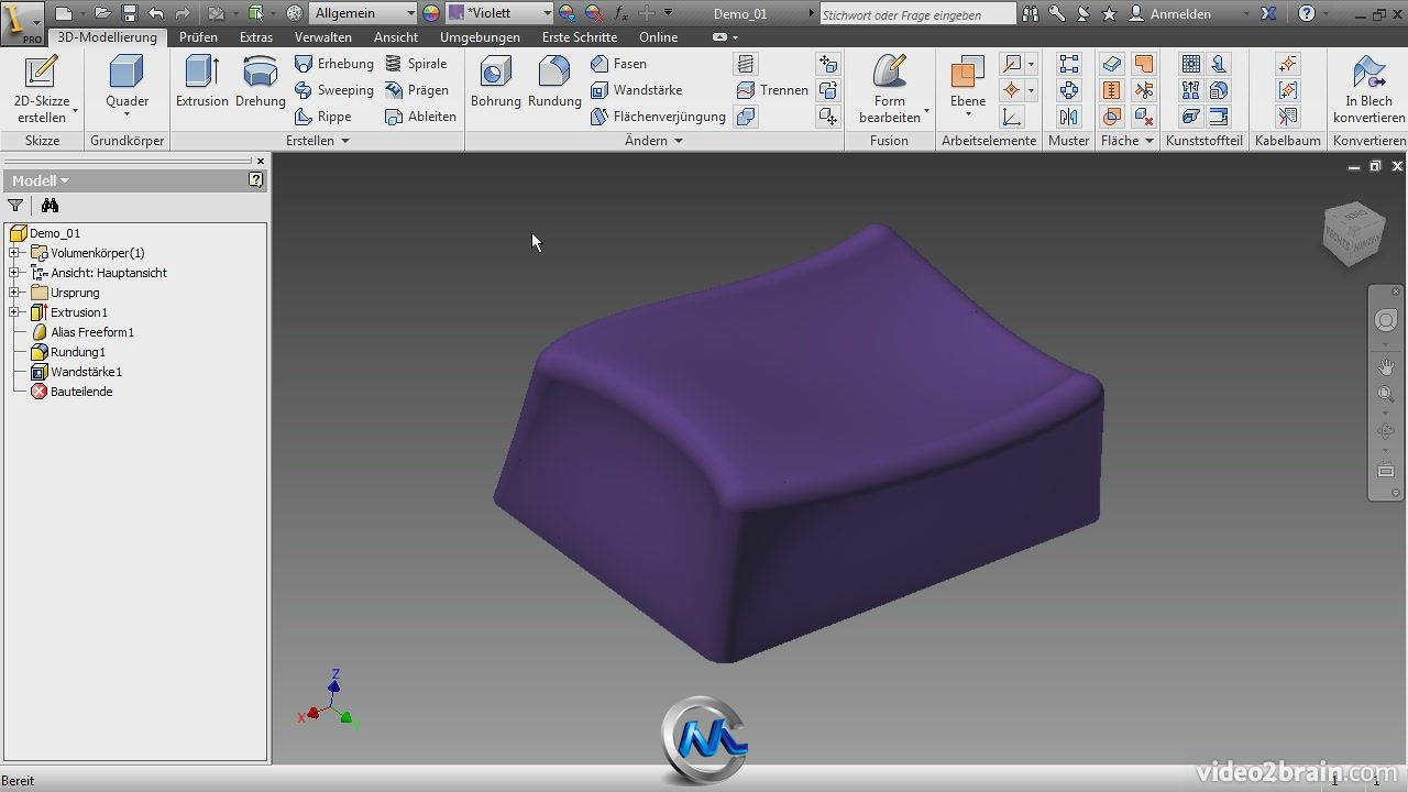 《Autodesk Inventor 2013新功能实例视频教程》video2brain New in Autodesk Inven...