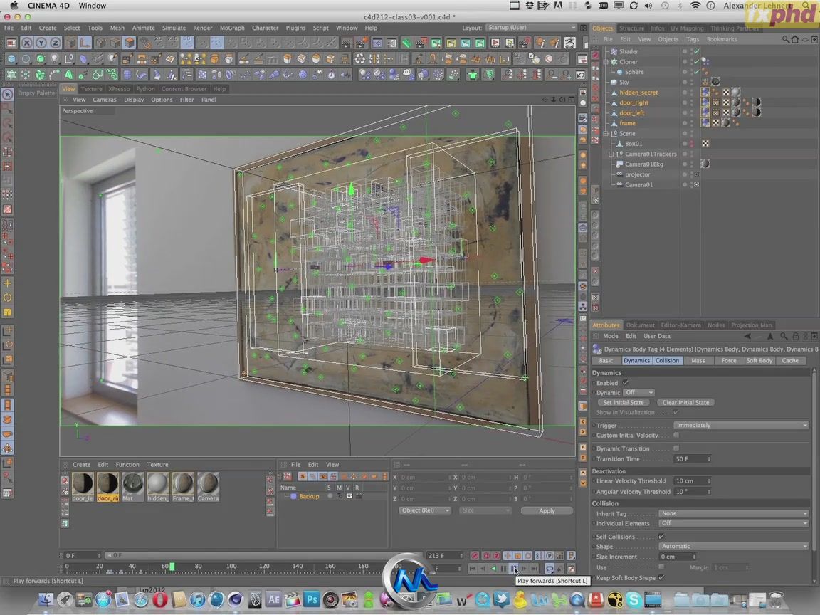 《C4D影视特效合成视频教程》FXPHD C4D212 One Man Band VFX in Cinema4D