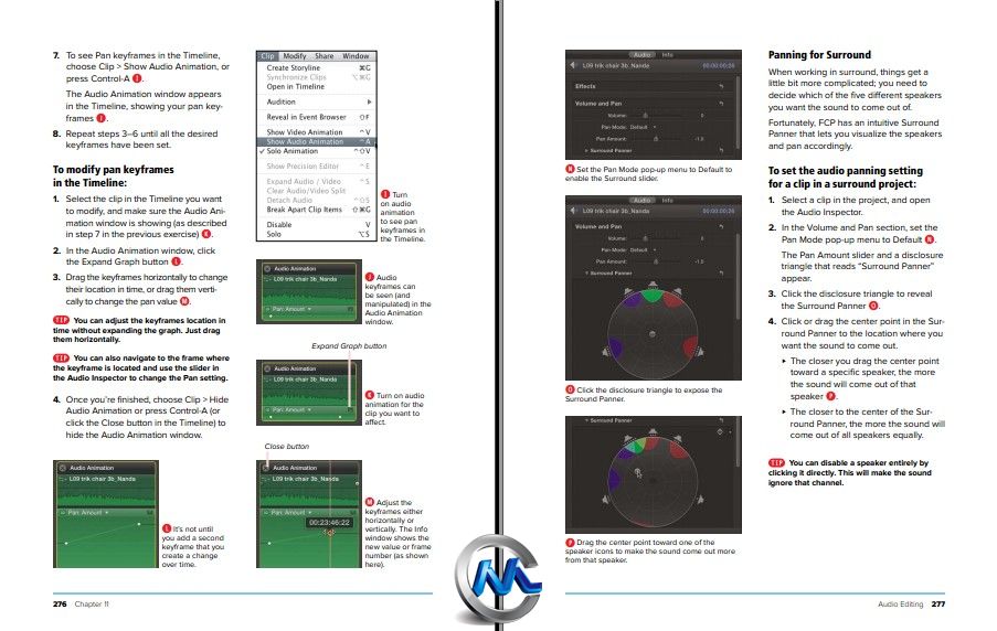 《Final Cut Pro X快速入门指南书籍》Final Cut Pro X Visual QuickStart Guide