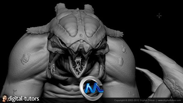 《ZBrush制作游戏Boss视频教程》Digital-Tutors Professional Series Game Boss Cr...