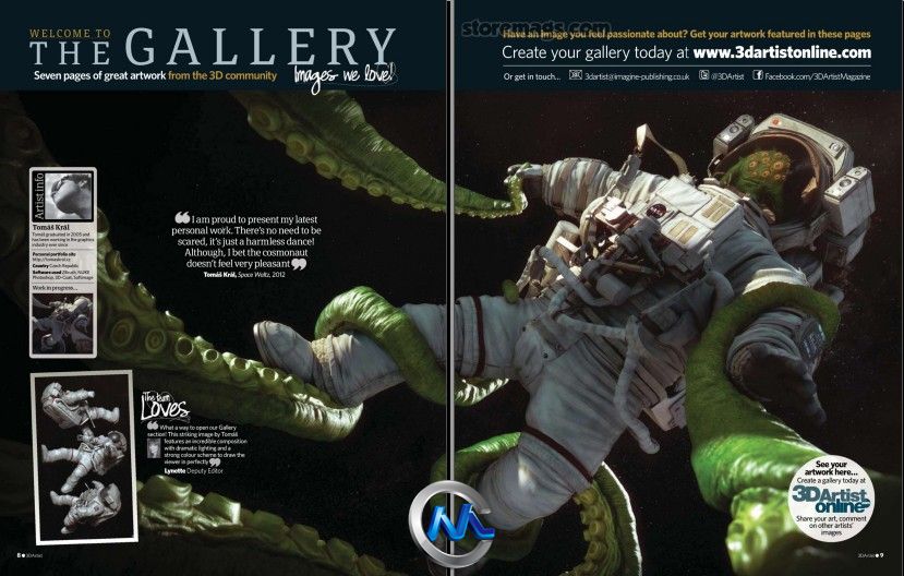 《3D艺术家书籍杂志2012年12月刊》3D Artist December 2012