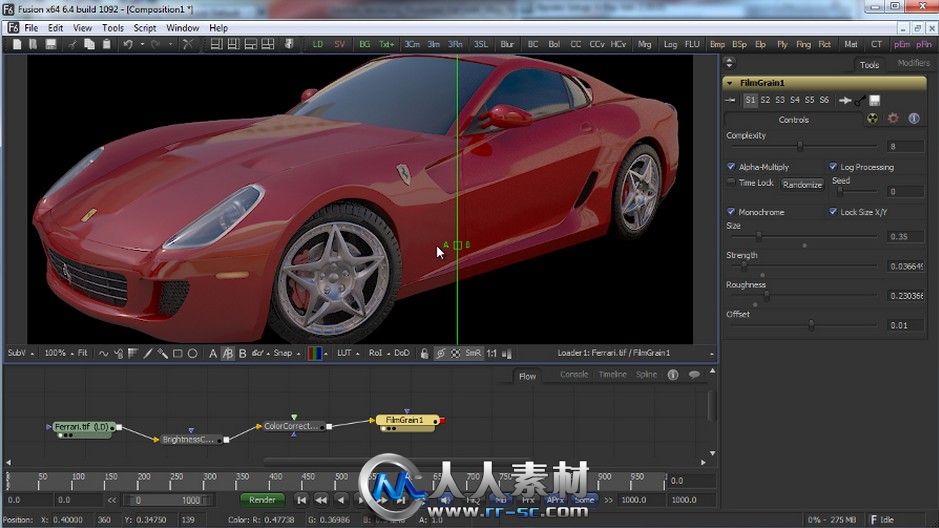 《VRay高品质汽车渲染视频教程》CG Cookie Photoreal car with VRay