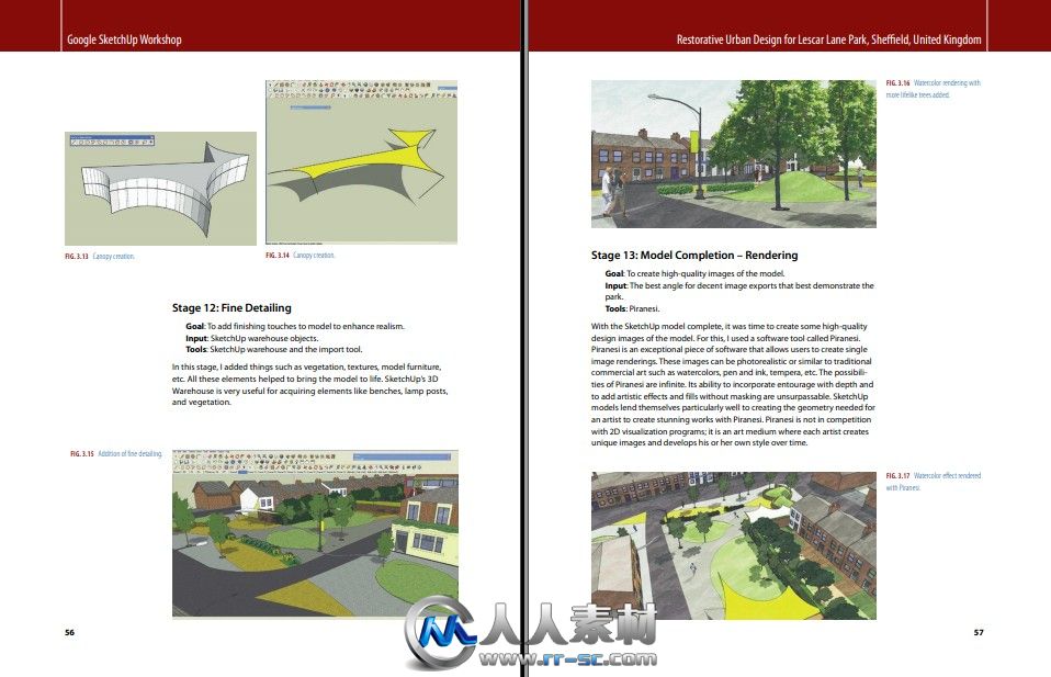 《SketchUp实例应用书籍》Google SketchUp Workshop Modeling Visualizing and Ill...