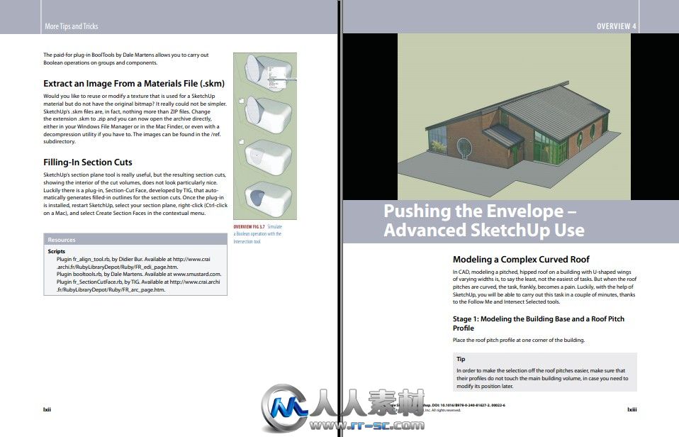 《SketchUp实例应用书籍》Google SketchUp Workshop Modeling Visualizing and Ill...