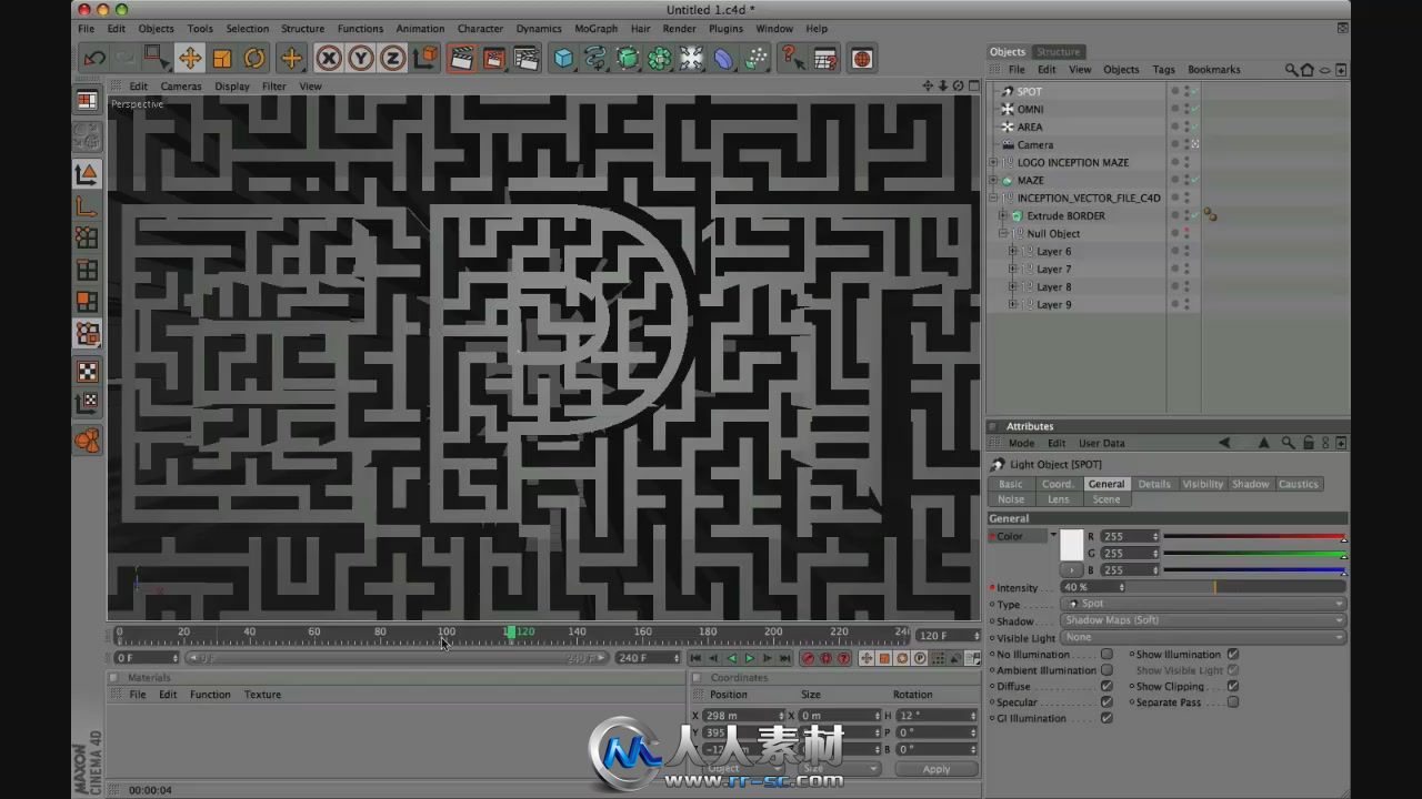 《AE制作盗梦空间电影片头视频教程》AETuts+ Inception