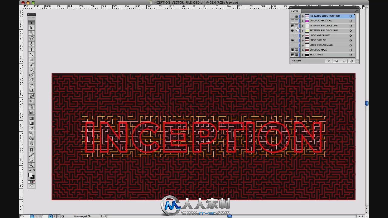 《AE制作盗梦空间电影片头视频教程》AETuts+ Inception