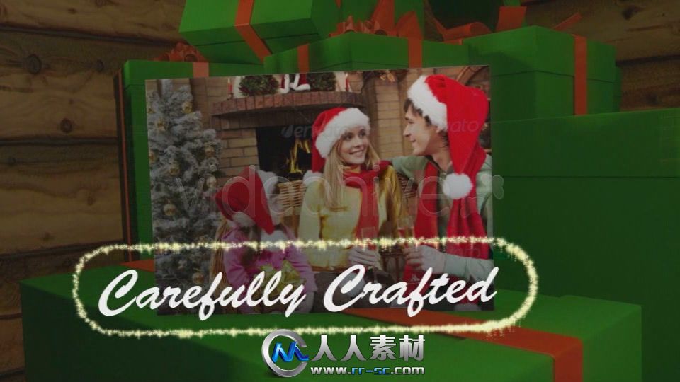 《圣诞节家庭聚会AE模板》videohive Christmas Themed Displays 3469054