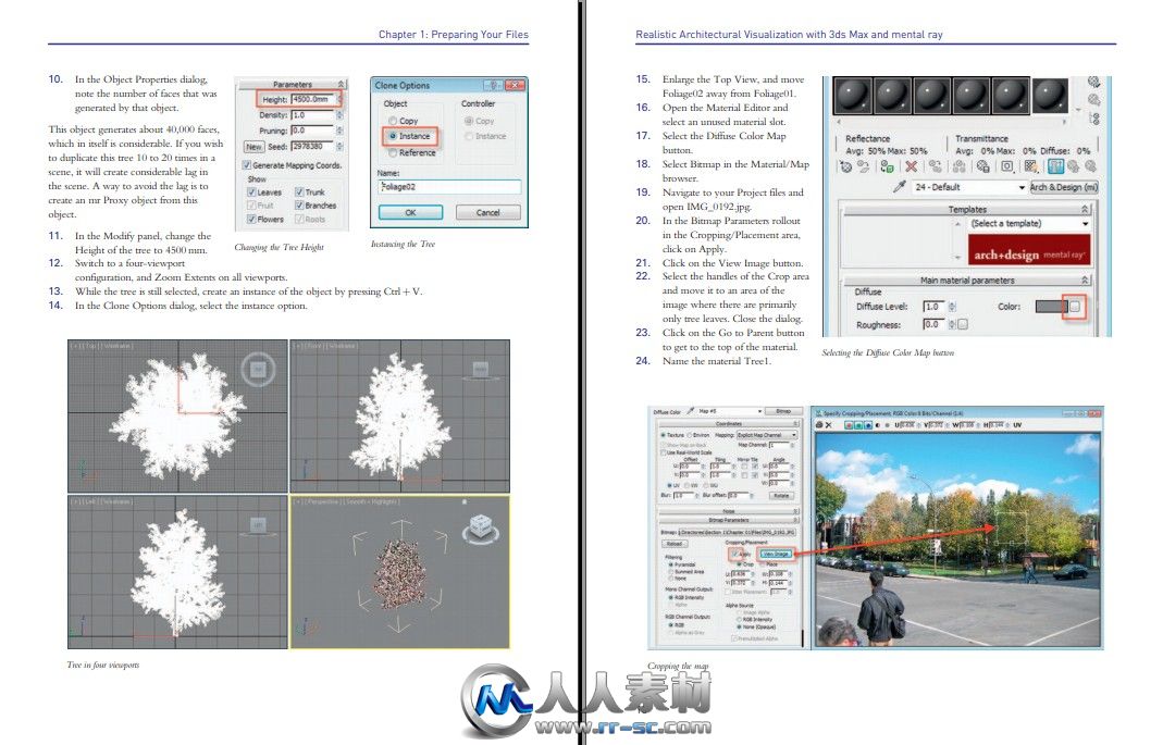 《3dMax与mentalray建筑可视化书籍》Realistic Architectural Visualization w...