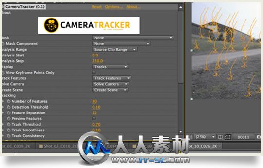 《AE反求跟踪插件V1.0v6版》The Foundry CameraTracker 1.0v6