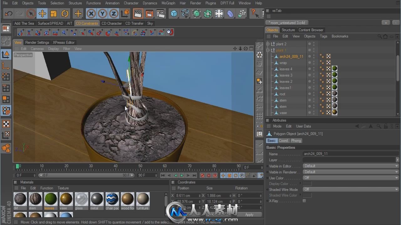 《C4D中Vray渲染引擎基础指南视频教程》A Beginners Guide to V-Ray for Cinema 4D