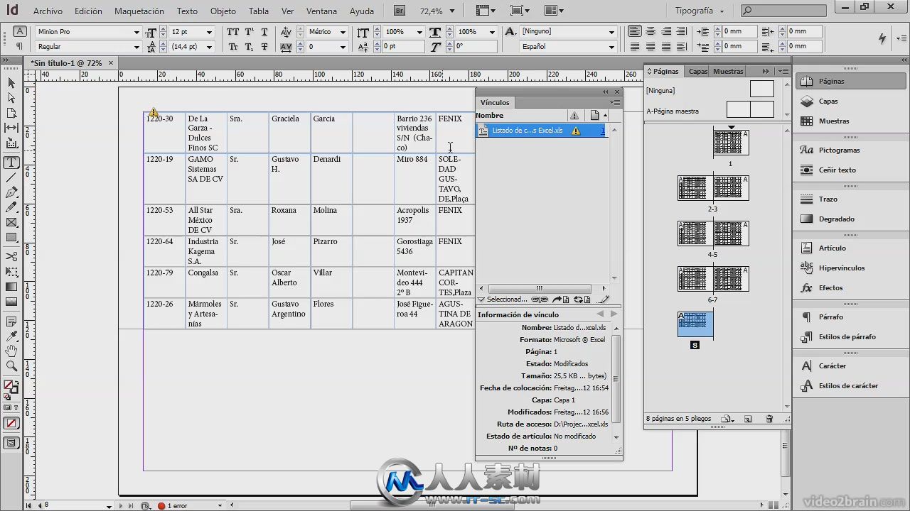 《Adobe CS6 应用实例视频教程》video2brain Practical example with Adobe CS6 Cr...