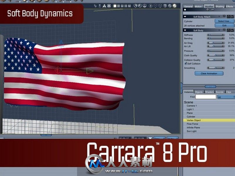 《专业三维模型软件V8.0版》Carrara 8.0 Pro Build 231 x86/x64