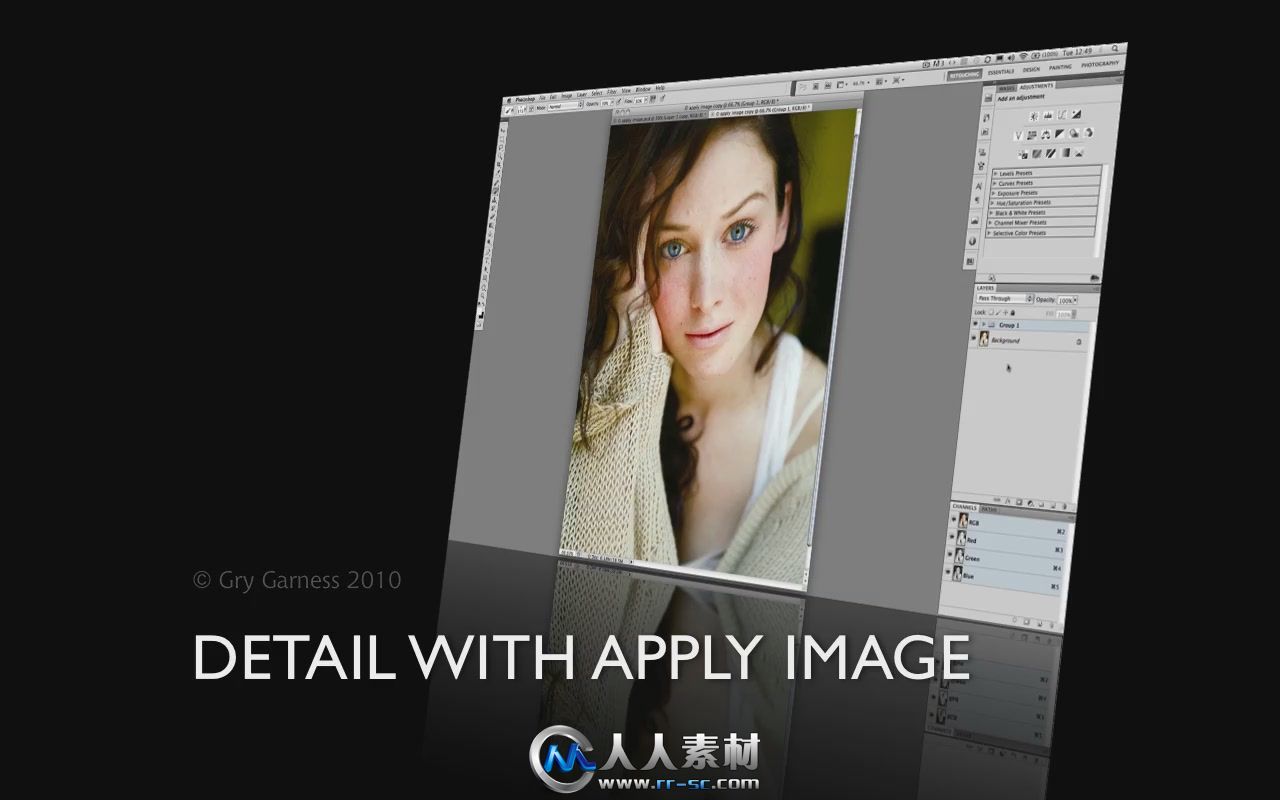 《PS人像美容修饰技术视频教程》Gry Garness Beauty Retouching Techniques in Pho...