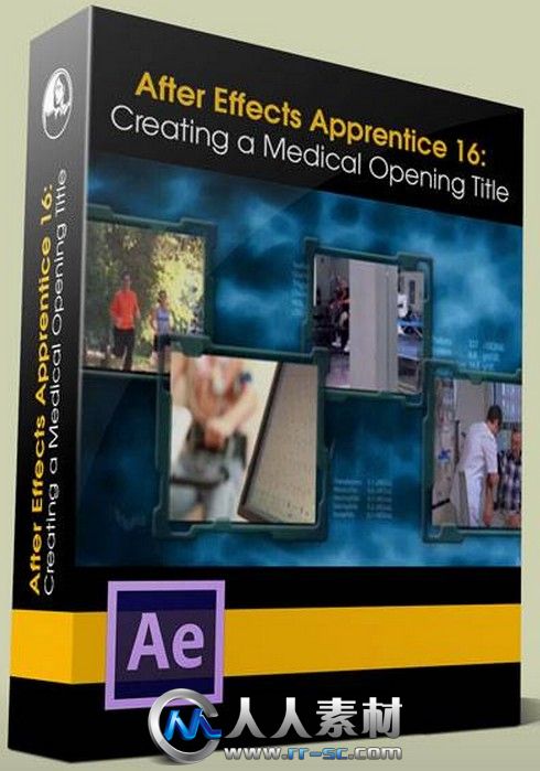 《AE学徒-片头制作视频教程》Lynda.com After Effects Apprentice 16 Creating a M...