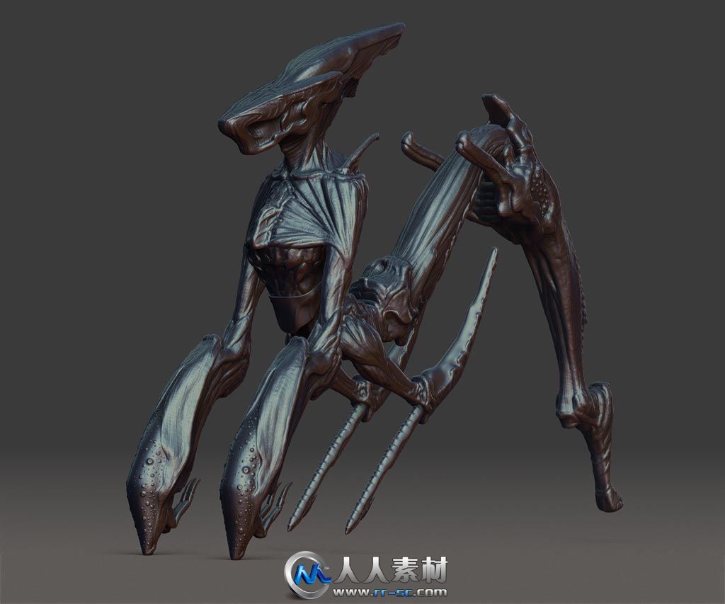 《高端概念生物制作大师班视频教程》Gnomon Training 3D Creature Development Mas...