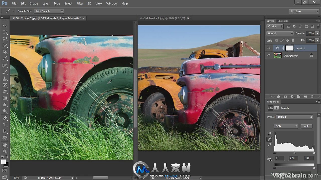 《PS色彩校正视频教程》video2brain Mastering Color Correction in Photoshop Eng...