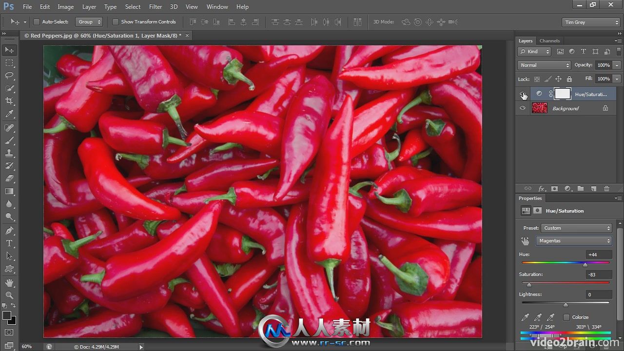 《PS色彩校正视频教程》video2brain Mastering Color Correction in Photoshop Eng...