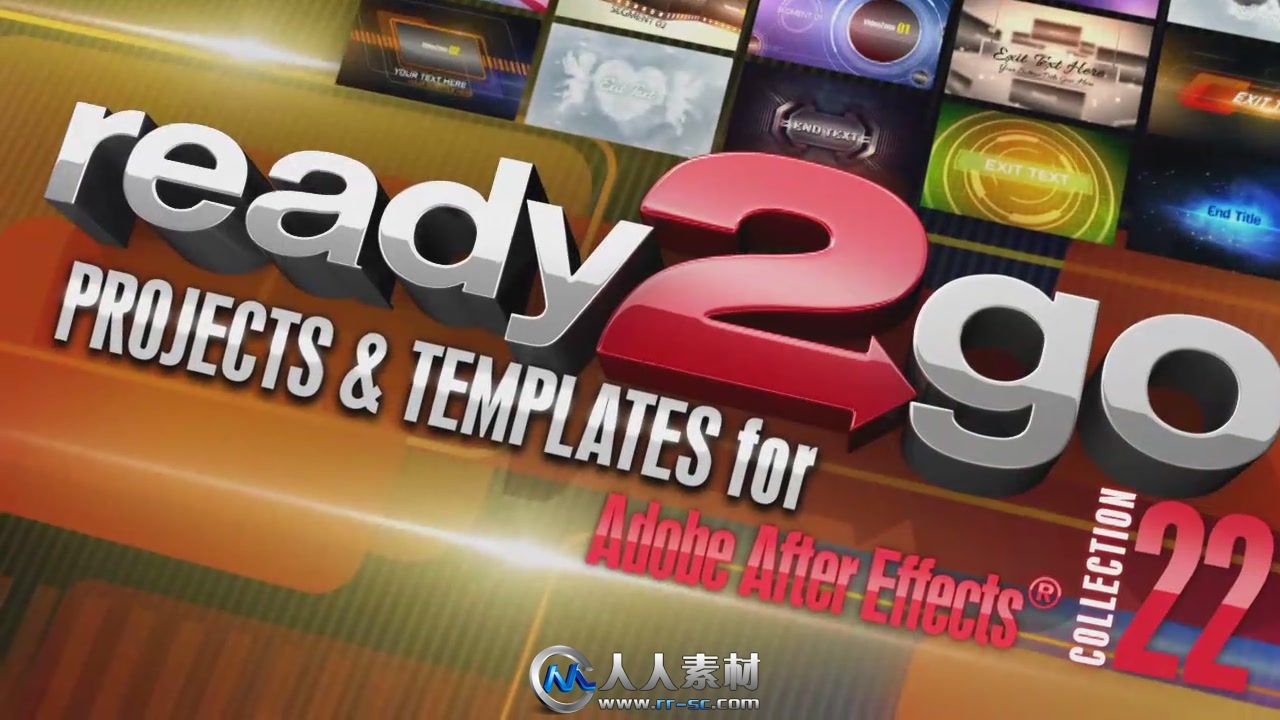 《DJ最强AE模板合辑Vol.22》Digital Juice Ready2Go Collection 22 for After Effects