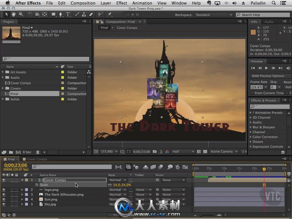 《AE CS6综合培训视频教程》VTC.com Adobe After Effects CS6 DVD