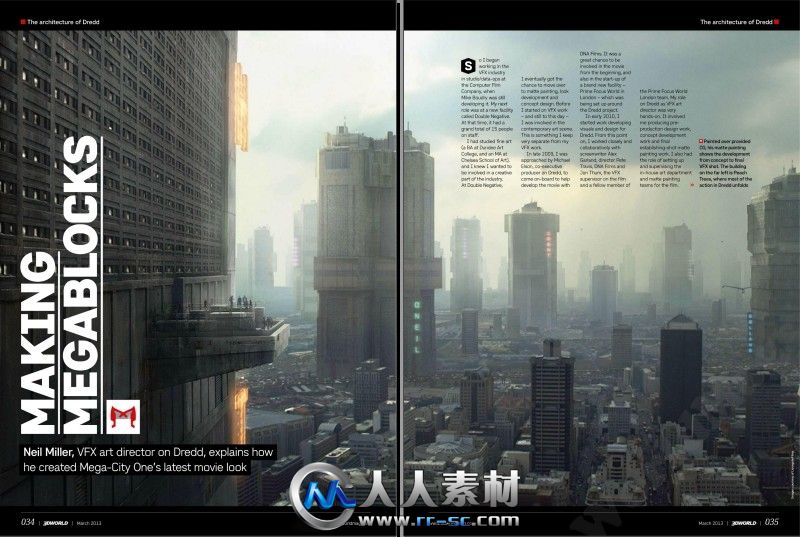 《3D世界艺术杂志2013年3月刊》3D World March 2013