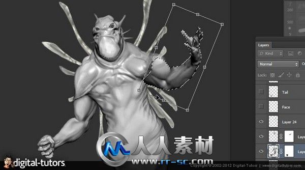 《PS与ZBrush概念艺术技巧视频教程》Digital-Tutors Rapid Concept Art Techniques...