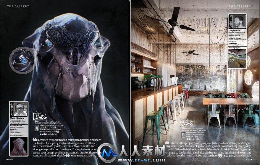 《3D艺术家书籍杂志第51期》3D Artist Issue 51 2013