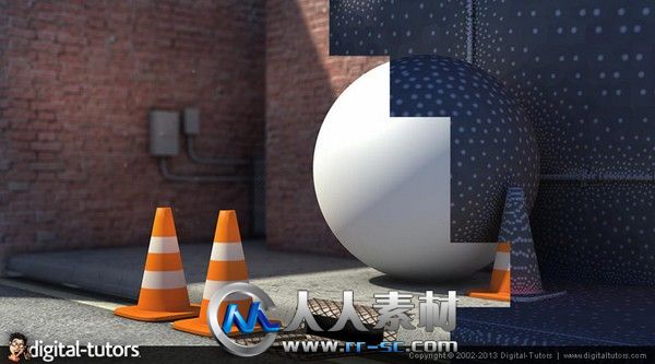 《C4D灯光照明视频教程》Digital Tutors Introduction to Lighting in CINEMA 4D