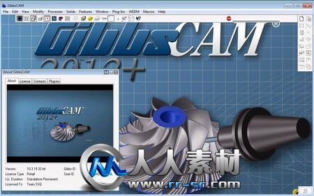 《CAM机床编制程序》GibbsCAM 2012+ 10.3.19.0