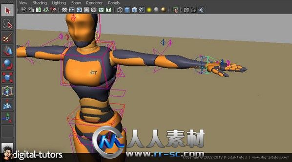 《Maya骨骼动作捕捉视频教程》Digital-Tutors Retargeting MoCap to Custom Rigs i...