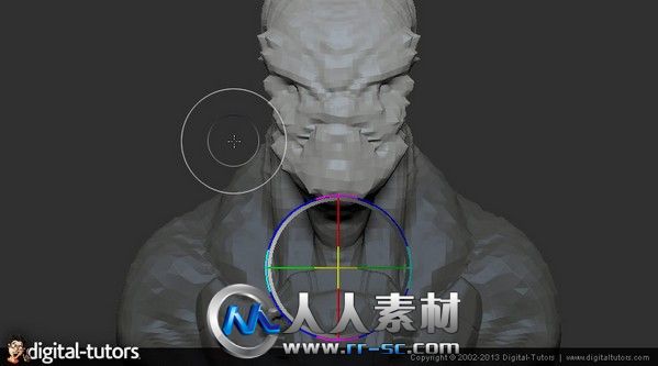 《ZBrush概念形象设计视频教程》Digital-Tutors Creative Development Alien Conce...