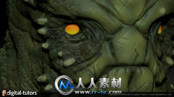 《ZBrush概念形象设计视频教程》Digital-Tutors Creative Development Alien Conce...