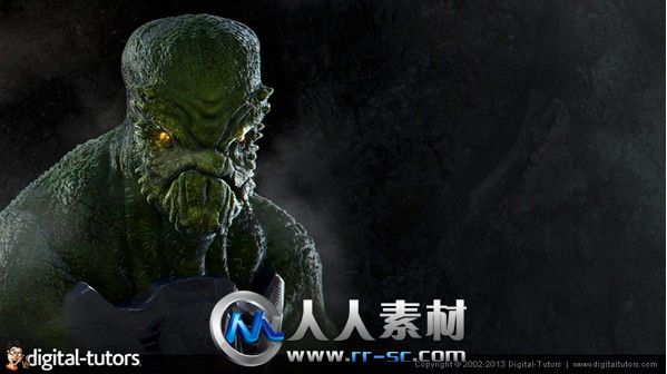 《ZBrush概念形象设计视频教程》Digital-Tutors Creative Development Alien Conce...