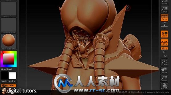 《ZBrush机械生命制作视频教程》Digital-Tutors Creative Development Concepting ...