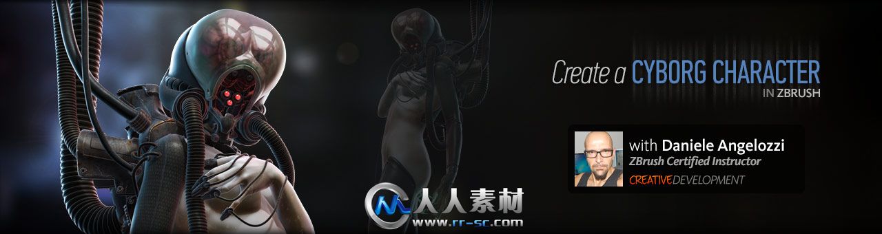 《ZBrush机械生命制作视频教程》Digital-Tutors Creative Development Concepting ...