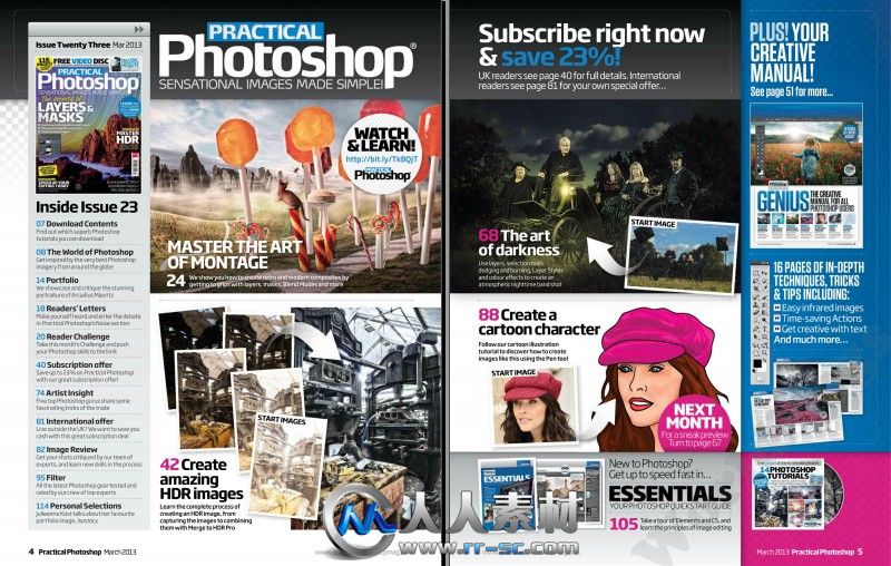 《Photoshop技术指南杂志2013年3月刊》Practical Photoshop UK March 2013