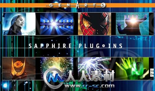 《AE蓝宝石插件V6.14版》GenArts Sapphire 6.14 For AfterEffects Win/Mac XFORCE