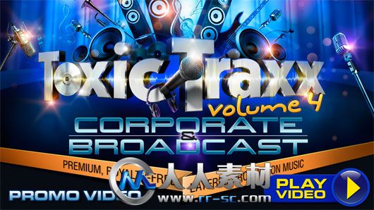 《DJ最强音乐库合辑4-广播电视与企业公司》Digital Juice Toxic Traxx Volume 4 Co...