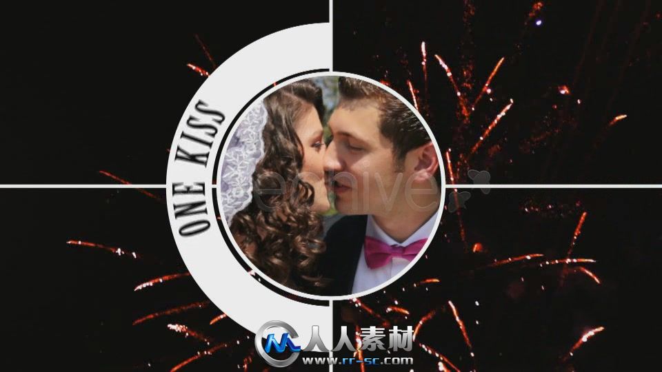 《婚礼投影幻灯片AE模板》Videohive Slide Intro 2792465