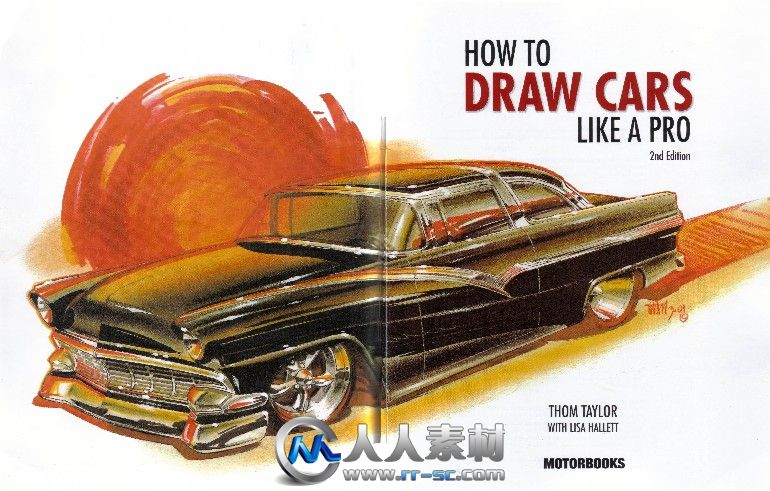 《汽车手绘绘画书籍》How to Draw Cars Like a Pro