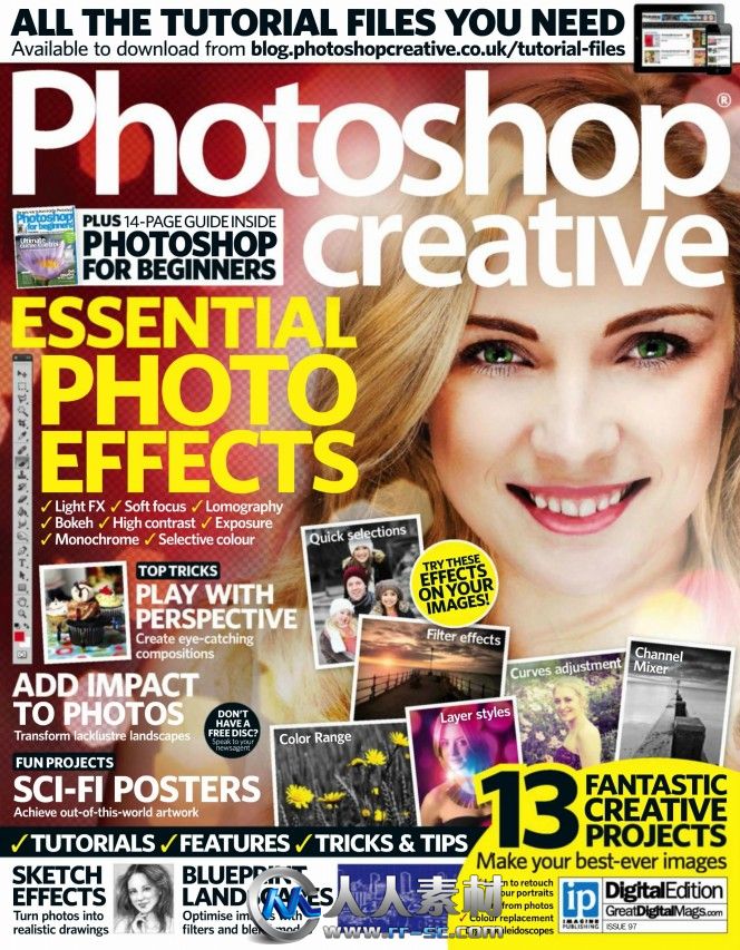 《Photoshop创意杂志2013年第97期》Photoshop Creative Issue 97 2013