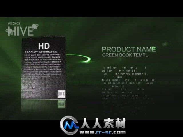 《产品书籍与DVD包装AE模板》Videohive Products Showcase Templates Pack 31843