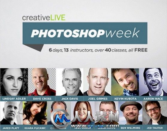 《Photoshop高级修饰技法视频教程第一季》CreativeLive Photoshop Week Day 1