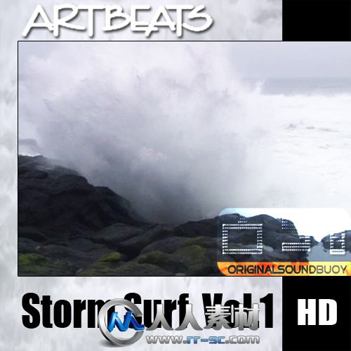 《海浪风暴高清实拍视频素材合辑》Artbeats Storm Surf HD