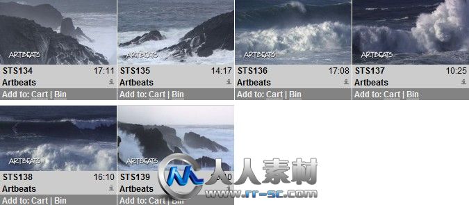 《海浪风暴高清实拍视频素材合辑》Artbeats Storm Surf HD