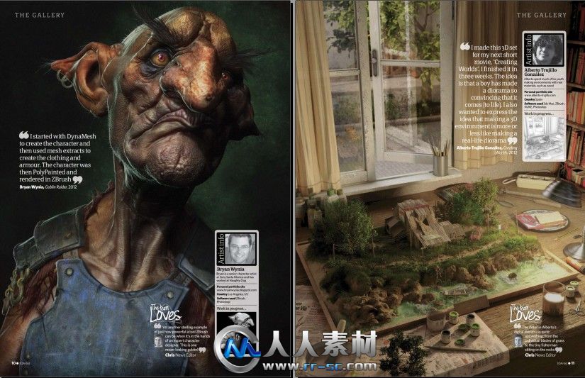 《3D艺术家书籍杂志第52期》3D Artist Issue 52 2013