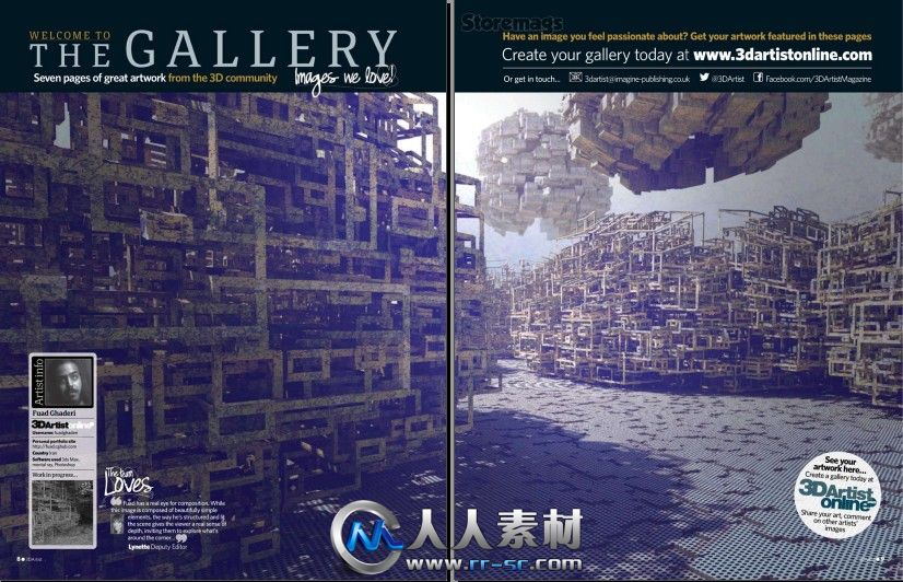 《3D艺术家书籍杂志第52期》3D Artist Issue 52 2013